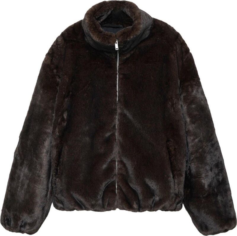 Pull&Bear Преходно яке тъмнокафяво