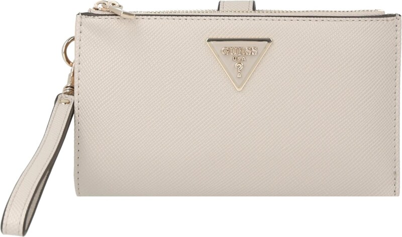 GUESS Портмоне 'Laurel II' сиво-бежово