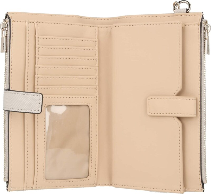 GUESS Портмоне 'Laurel II' сиво-бежово