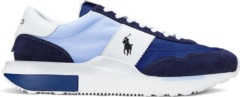 Polo Ralph Lauren Ниски маратонки 'TRAIN 89' нейви синьо / светлосиньо / черно / бяло