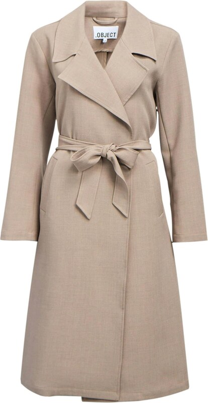 OBJECT Преходно палто светлобежово