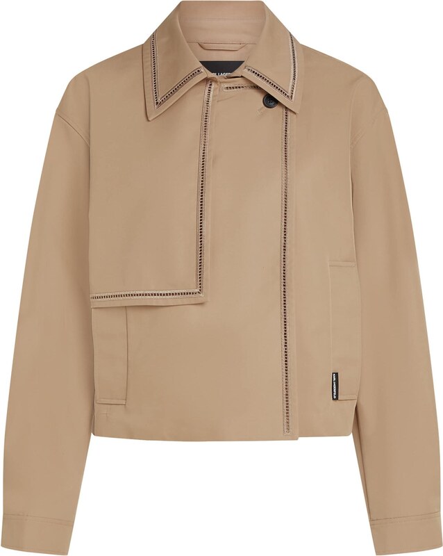 Karl Lagerfeld Преходно палто брокат