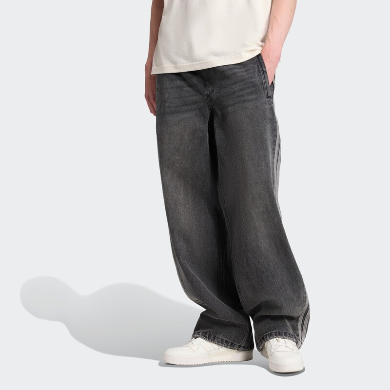 ADIDAS ORIGINALS Дънки 'Adilenium Season 4 Teamgeist' сиво / черен деним