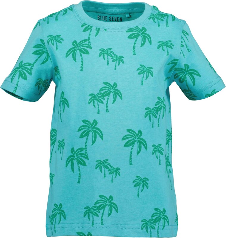 BLUE SEVEN Тениска кралско синьо / зелено