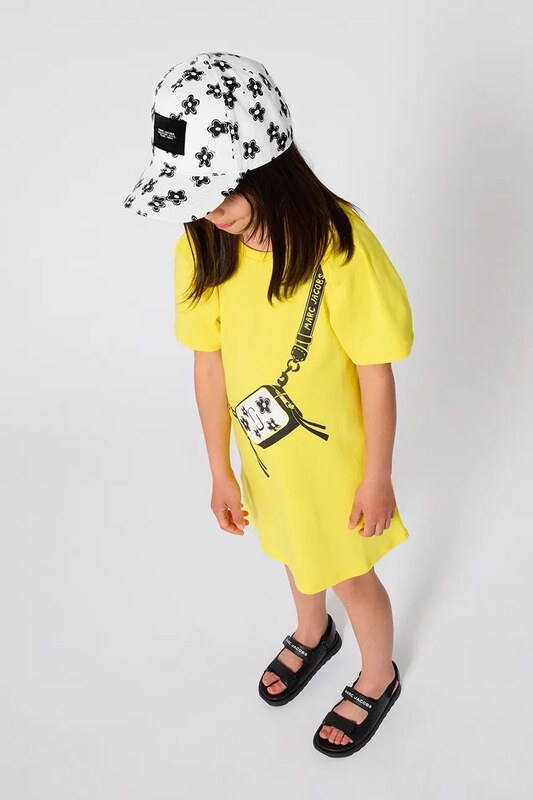 Детска памучна рокля Marc Jacobs