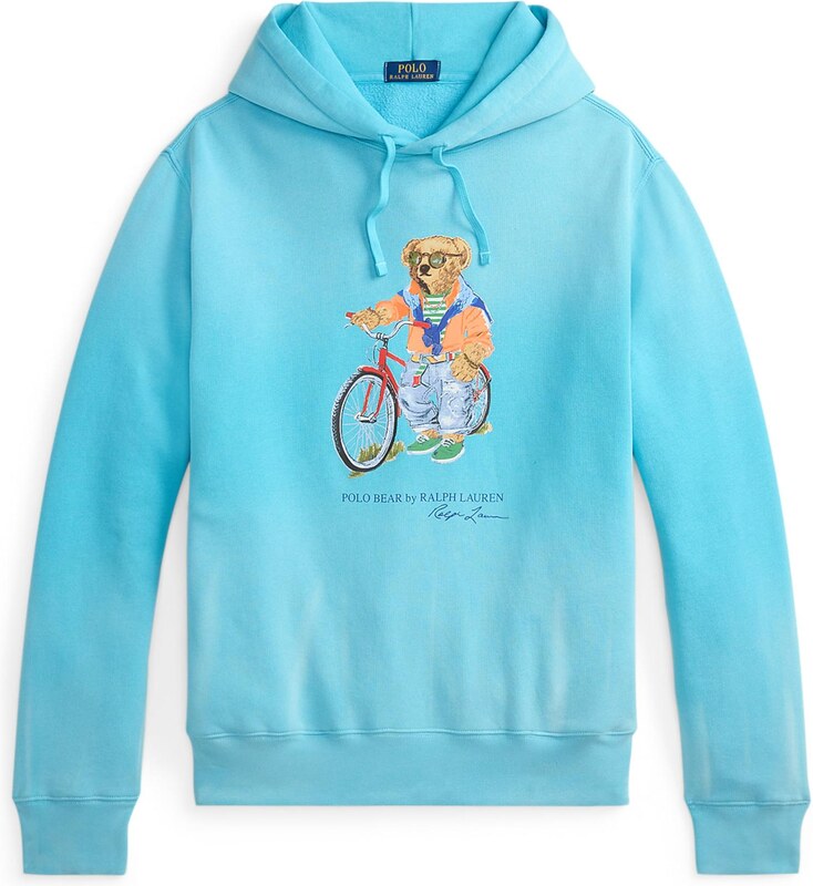 Polo Ralph Lauren Суичър тюркоазен / светлокафяво / червено / черно