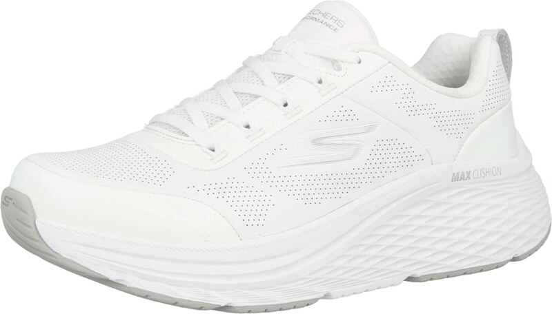 SKECHERS Маратонки за бягане 'MAX CUSHIONING ELITE 2.0' светлосиво / бяло