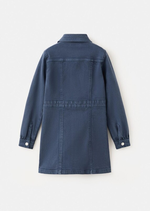 MANGO KIDS Рокля 'ANDREA' син деним