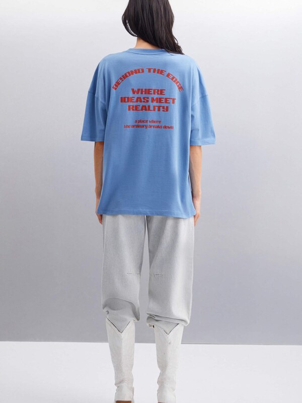 Grimelange Тениска кралско синьо / червено