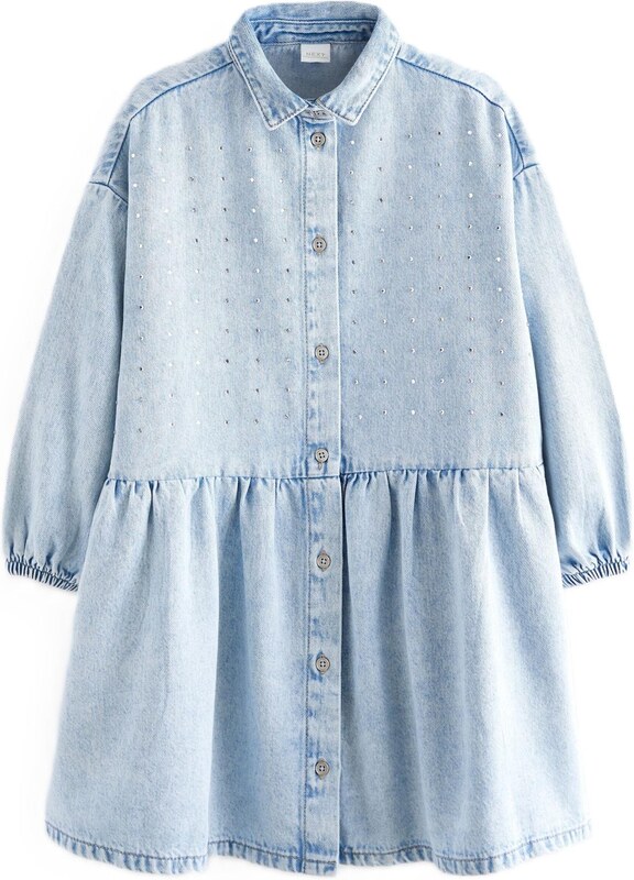 Next Рокля светлосиньо