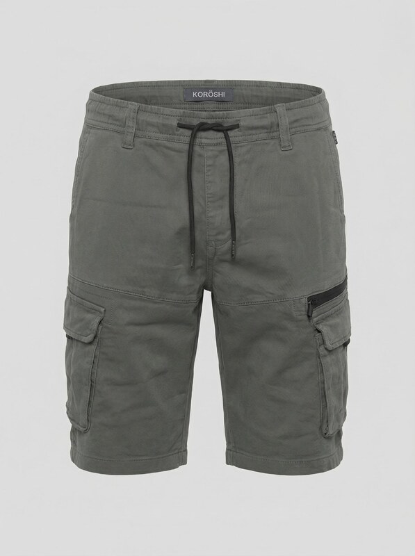 KOROSHI Карго панталон маслина