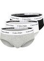 Calvin Klein Underwear Слип сив меланж / черно / бяло