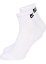 BOSS Къси чорапи черно / бяло