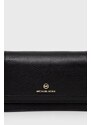 Кожен клъч MICHAEL Michael Kors в черно