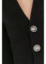 Пуловер Guess ELINOR дамски в черно от лека материя W2YR30 Z2V62