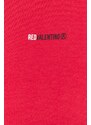 Суичър Red Valentino в червено с принт