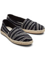 Toms Alpargata Rope Black Global Stripe Wmns Жени - Спортни обувки Toms - Черен - 10017852-4