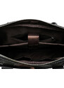 PFY Мъжко куфарче, Fay GT1054, естествена кожа, черно