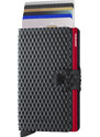SECRID Портфейл Miniwallet Cubic Black-Red MCu-Black-Red
