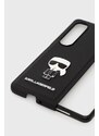 Кейс за телефон Karl Lagerfeld Galaxy Z Fold 4 в черно