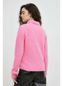 Вълнен пуловер Samsoe Samsoe дамски в розово