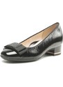 Ara shoes Дамски обувки на нисък ток Ara естествена кожа черен лак