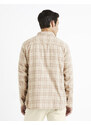 Celio Plaid Flannel Shirt Canewto - Mens