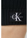 Памучна жилетка Calvin Klein Jeans в черно