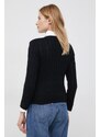 Памучен пуловер Polo Ralph Lauren в черно 211891640