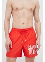 Плувни шорти Calvin Klein в червено