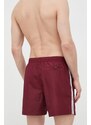 Плувни шорти Calvin Klein в бордо