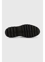 Чехли Calvin Klein Jeans TOOTHY COMBAT SANDAL WEBBING в черно с платформа YW0YW00949