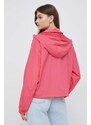 Ветровка Calvin Klein Jeans в розово с преходна изолация