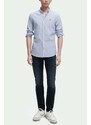 SCOTCH & SODA Риза Essentials - Yarn Dyed Slim Fit Poplin Shirt 165339 SC0217 combo a