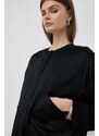 Яке бомбър Calvin Klein в черно с преходна изолация
