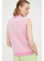 Пуловер с кашмир Résumé в розово