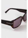 Слънчеви очила Tom Ford в кафяво