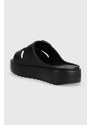 Чехли Calvin Klein DOUBLE STRAP SLIPPER в черно HM0HM00967