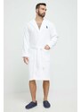 Памучен халат Polo Ralph Lauren в бяло