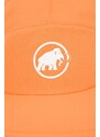 Шапка с козирка Mammut Aenergy Light в оранжево с изчистен дизайн
