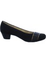 Ara shoes Дамски елегантни обувки на среден ток Ara черeн велур
