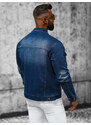 Мъжко джинсово яке синя OZONEE NB/MJ514BS