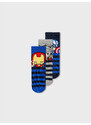 Комплект 3 чифта дълги чорапи детски NAME IT 13215886 Dark Sapphire