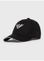 Памучна шапка Emporio Armani в черно с апликация 627920 CC990