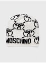 Шапка с вълна Moschino в бяло