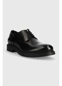 Кожени половинки обувки BOSS Saul в черно 50496010