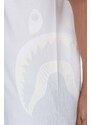 Памучна тениска A Bathing Ape в бяло с изчистен дизайн