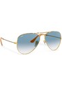 Слънчеви очила Ray-Ban Aviator Large Metal 0RB3025 001/3F Gold/Light Blue Gradient