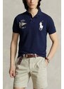 POLO RALPH LAUREN Polo Sskccmslm1-Short Sleeve-Polo Shirt 710910565001 410 navy