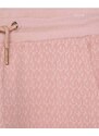 Детски памучен спортен панталон Michael Kors в розово с десен